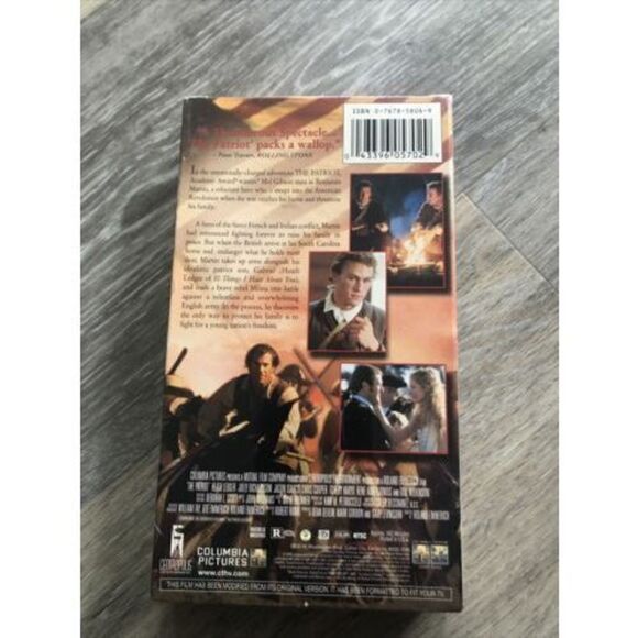 MEL GIBSON THE PATRIOT VHS NEW FACTORY SEALED. - Picture 2 of 2
